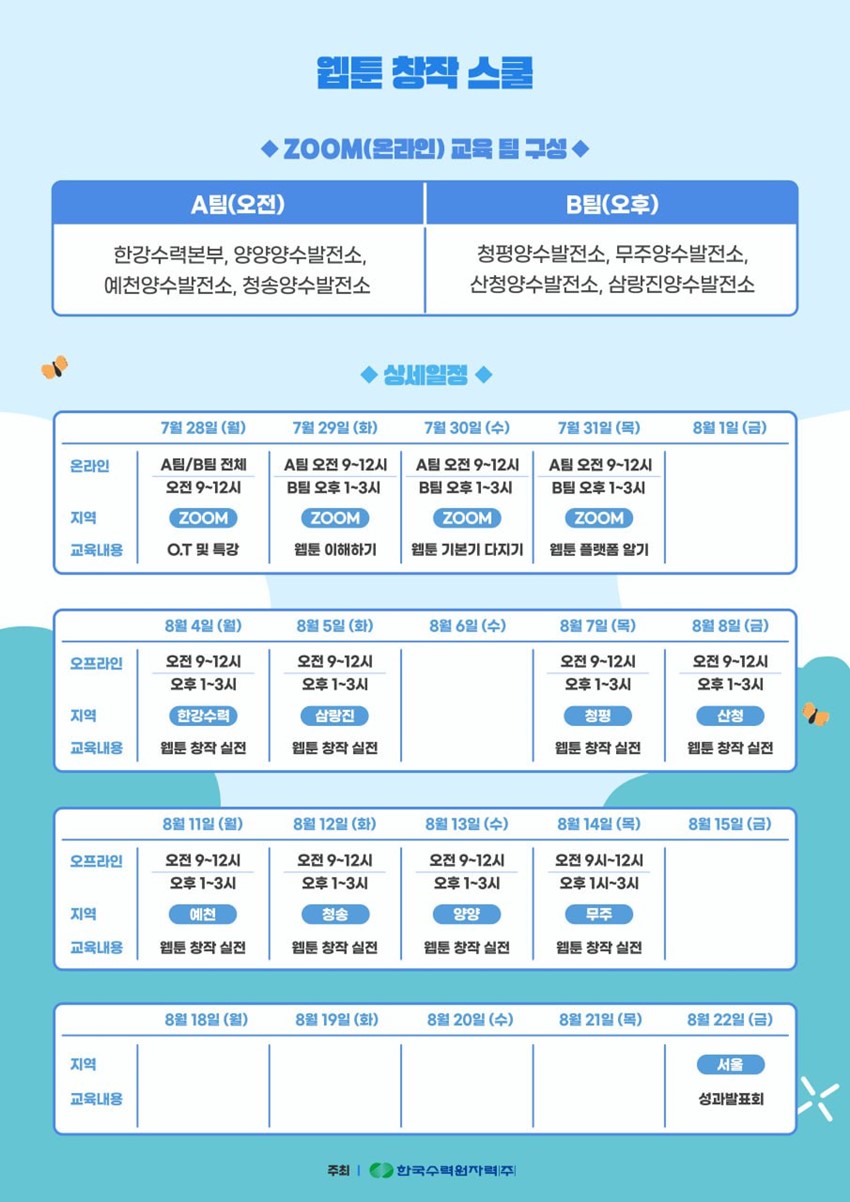 1.한국수력원자력 교육생 모집